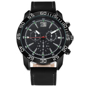 Free Watch - Luminous Luxury Men's Watch – Adjustable Strap, Digital Dial, Quartz