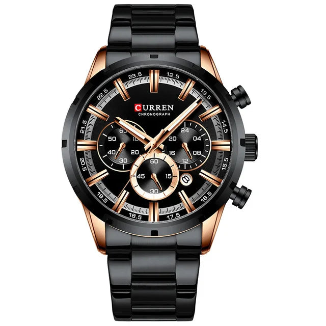 Waterproof Chronograph Wristwatch for Men