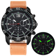 Free Watch - Luminous Luxury Men's Watch – Adjustable Strap, Digital Dial, Quartz