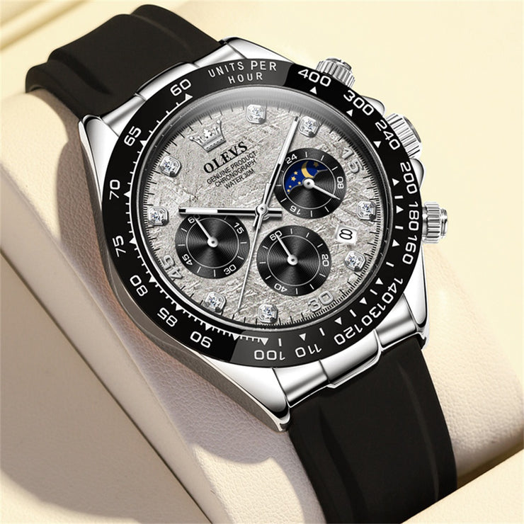 Elite Luxury Sport Watch - Quartz, Stylish and Multifunctional