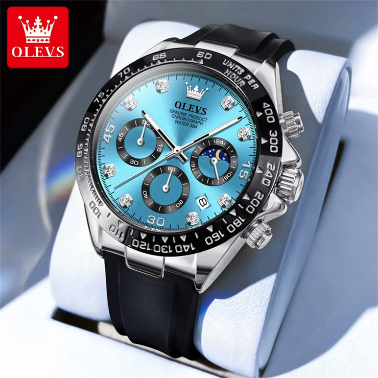 Elite Luxury Sport Watch - Quartz, Stylish and Multifunctional