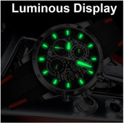 LIGE Mens Watches Brand Luxury Silicone Strap Waterproof Sport Quartz Chronograph Military Watch Men Clock Relogio +BOX