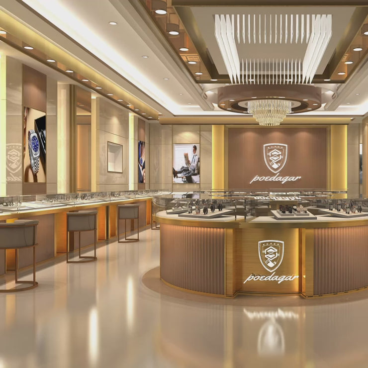 POEDAGAR Phantom Edition | Luxury Waterproof Chronograph Watch for Men